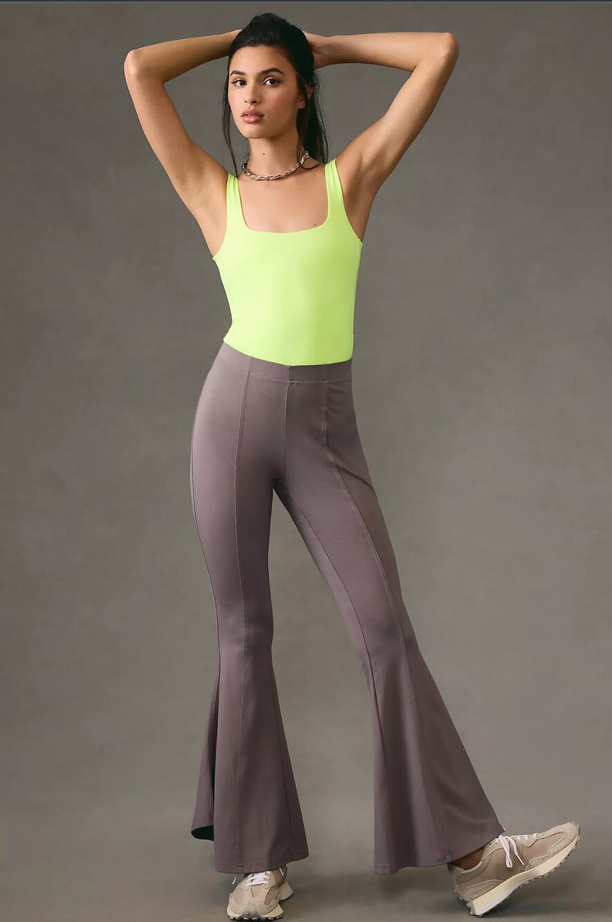 Anthropologie Rubin Seamed Flare Pants - New XL
